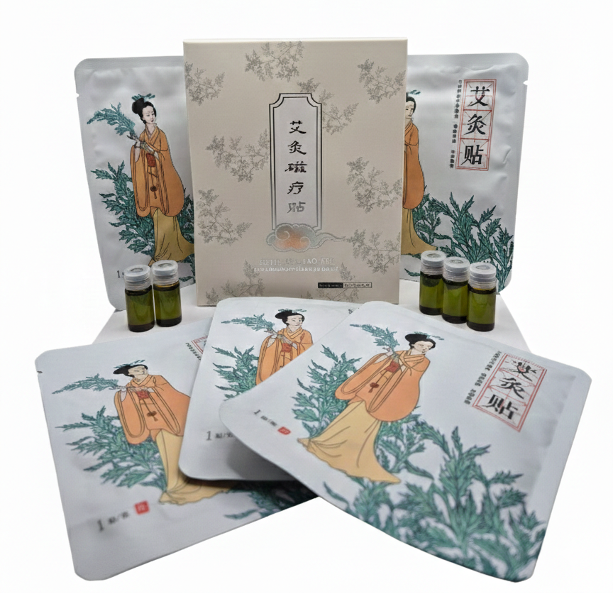 Ai Jiu Ci Liao Tie - Moxibustion Therapy Patch - 艾灸磁疗贴